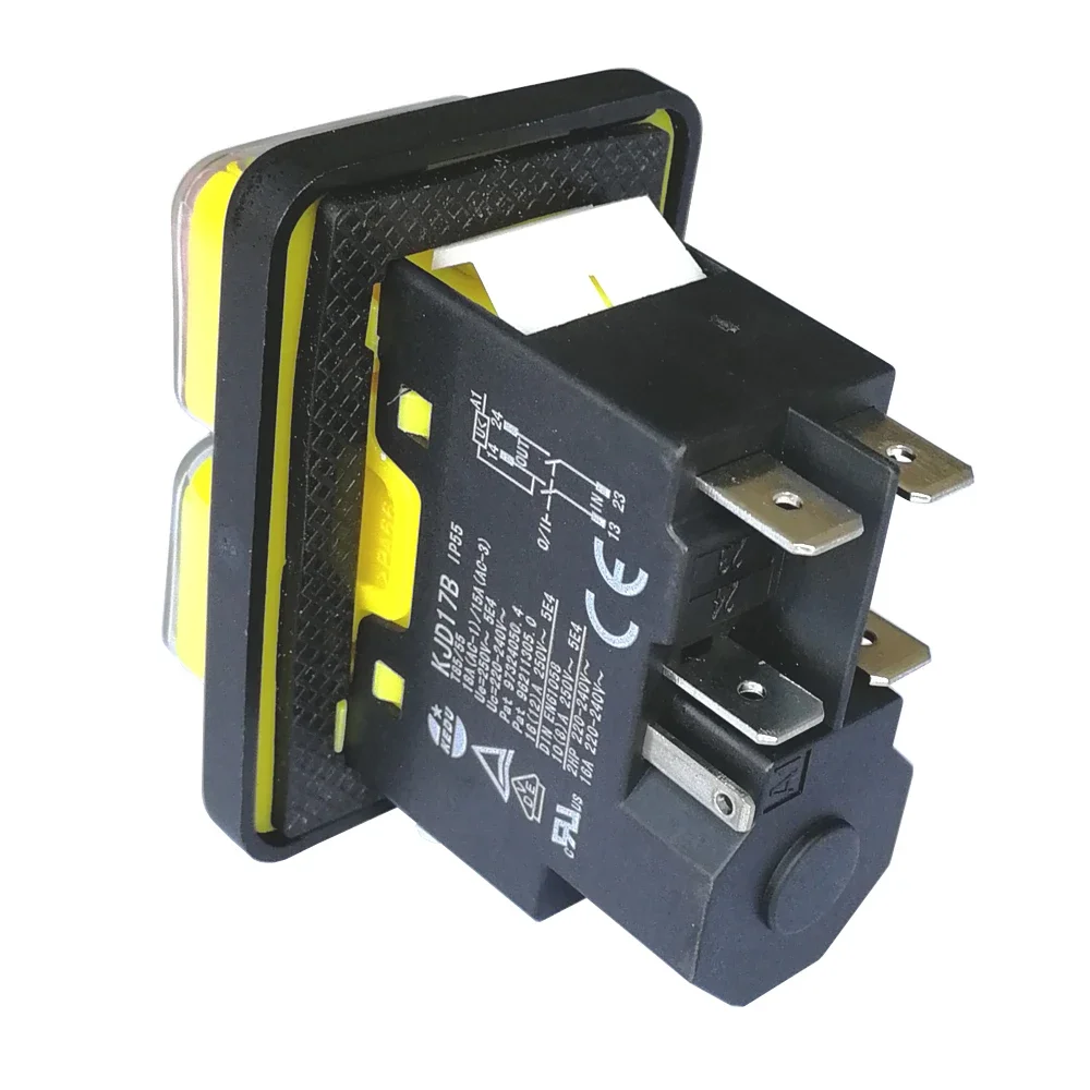 مفاتيح كهرومغناطيسية مقاومة للماء KEDU مفتاح الضغط الصناعي KJD17B 5Pins 16A