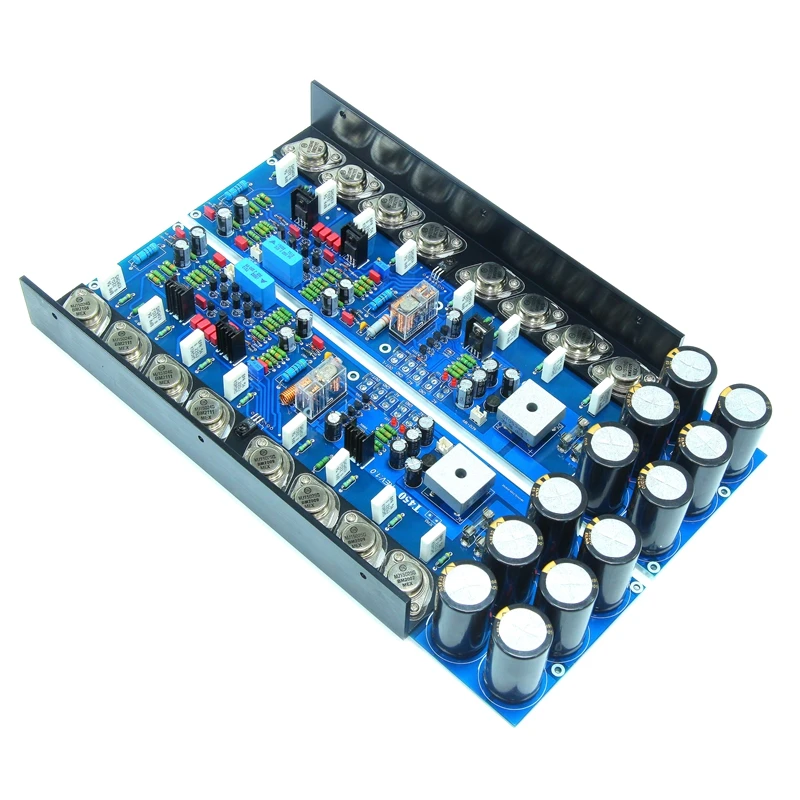 16 Gold Seal MJ15024 MJ15025 Tube 400W*2 HiFi Fever Class AB Audio Amplifier Board With Pre-rectifier Amplification