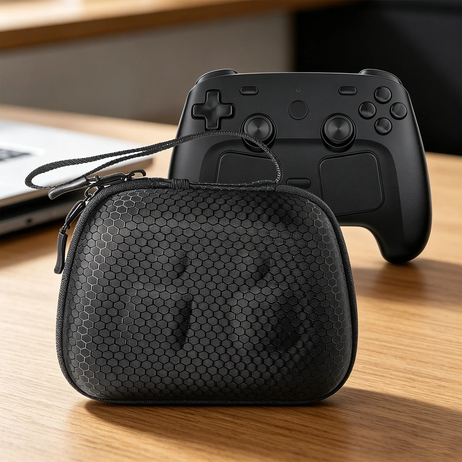 

Hard Travel EVA Case Shockproof Universal Controller Case Waterproof&Anti-Scratch Game Controller Bag Fit for Steam Controller