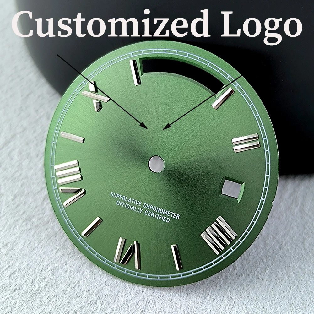 Customized Logo 31mm Miyota 8285 Dial Watch Dial Roma Numberals Dial Fit Miyota 8285 Movement Watch Accessories