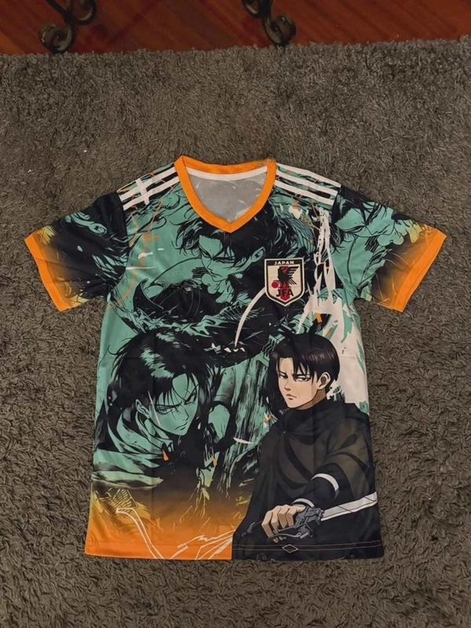 Camiseta 3D de Ataque a los Titanes para Hombre, Nueva Colección 2026, Camiseta con Gráfico de Anime Ataque a los Titanes Levi Ackerman, Camiseta de Moda con Dibujos Animados