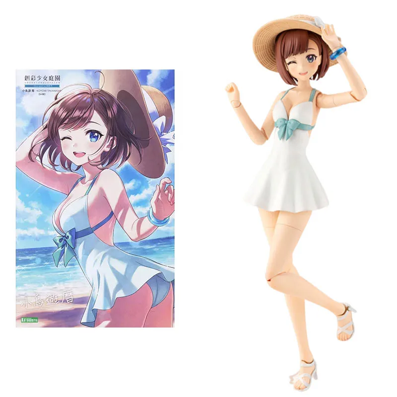 

Kotobukiya креативный цветной комплект садовой модели для девочек Sousaishojoteien Koyomi Takanashi Swim аниме фигурки героев игрушки подарок