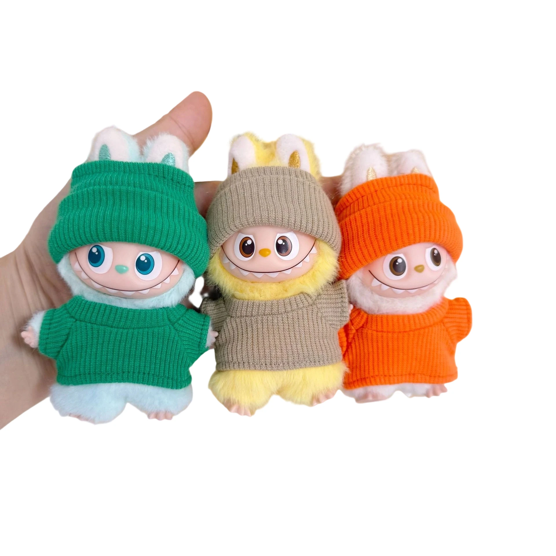 Mini Ropa Labubu para 10,5 cm, Pin de los monstruos Labubu V4 para la serie Love, Ropa para muñecas, accesorios, Ropa Labubu