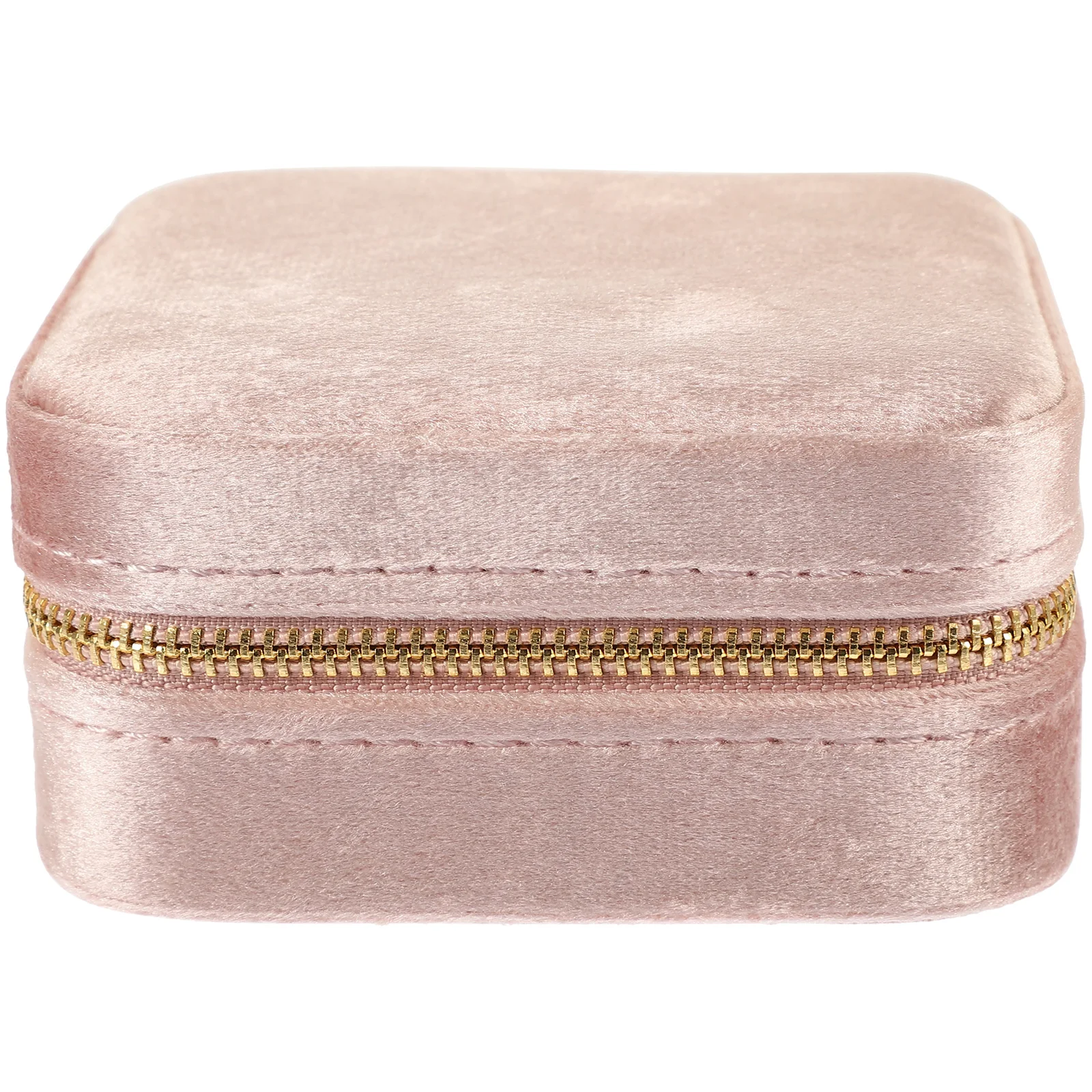 

Portable Velvet Jewelry Organizer Box With Mirror For Necklaces Earrings And Other Small Items Storage