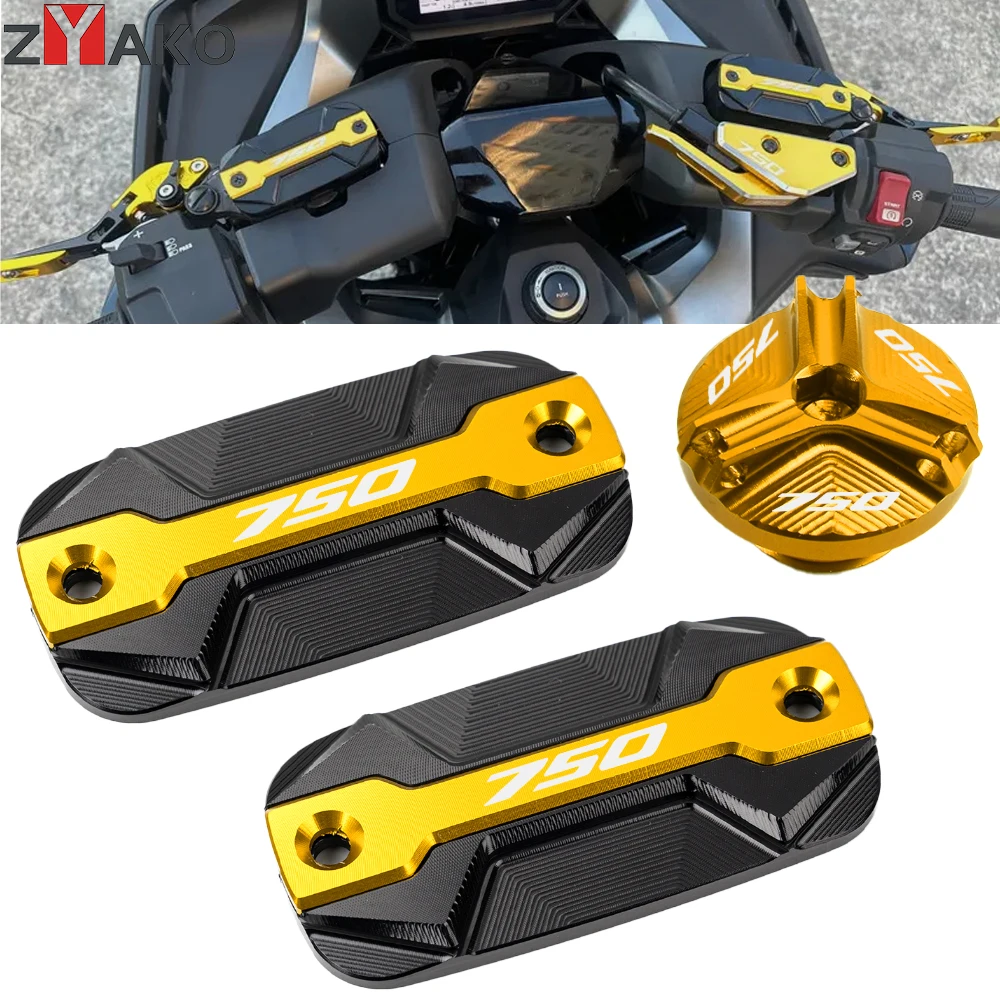 

For HONDA Forza 750 NSS750 XADV 750 NC750X CB750 Hornet XL750 TRANSALP Motorcycle Front Brake Fluid Reservoir Cover Oil Cap
