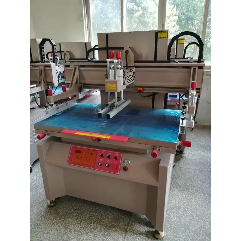 Automatic High Productivity Silk Screen Printer Non-Woven Fabric Screen Printing Machine