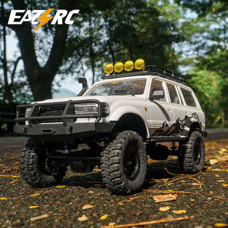 FMS1/18 eazyrc พายุหิมะภูเขารีโมทคอนโทรลรถ JC80 4WD ปีนเขาทางวิบากจำลองของเล่นของขวัญเทศกาล