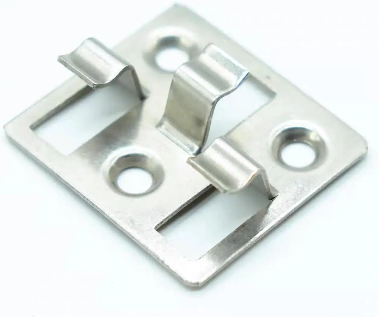 100Pcs Stainless Steel Square Hidden WPC Decking Clip 3 Claws