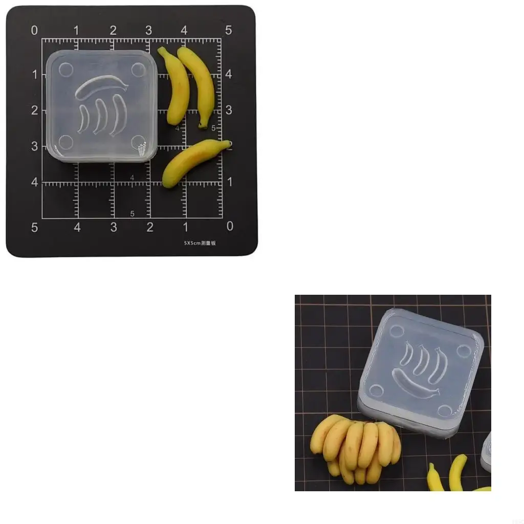 195C Soft Silicone Mould Accessory for Crafting Realistic Miniature Foods Suitable for Artistics Education and Family Fun