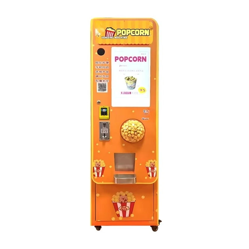 Customized Popular Design Intelligent Touch Screen Self-service Machine Popcorn Vending Machine