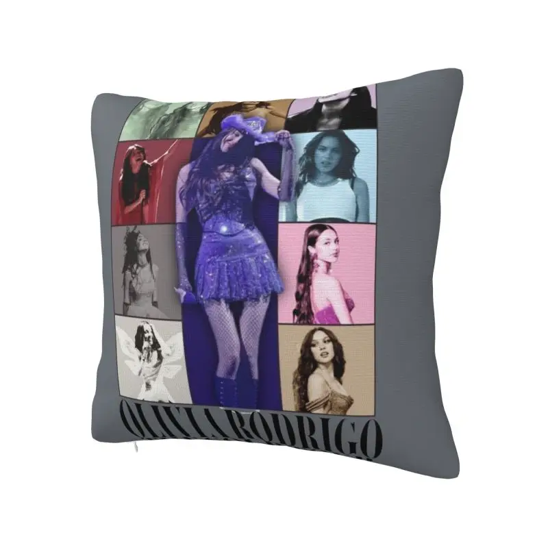 Custom Singer O-Olivia Cool R-Rodrigo Poster Anime Cushion Covers Sofa Living Room Square Pillow Case