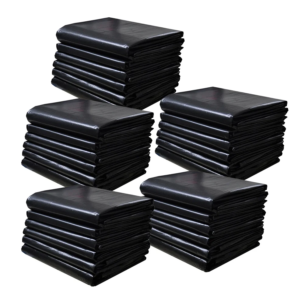 

50 Pcs Plastic Garbage 60x90x2.4 Heavy Duty Trash Bags for Hotel Property Heavy Duty Garbage Bags Cleaning Business
