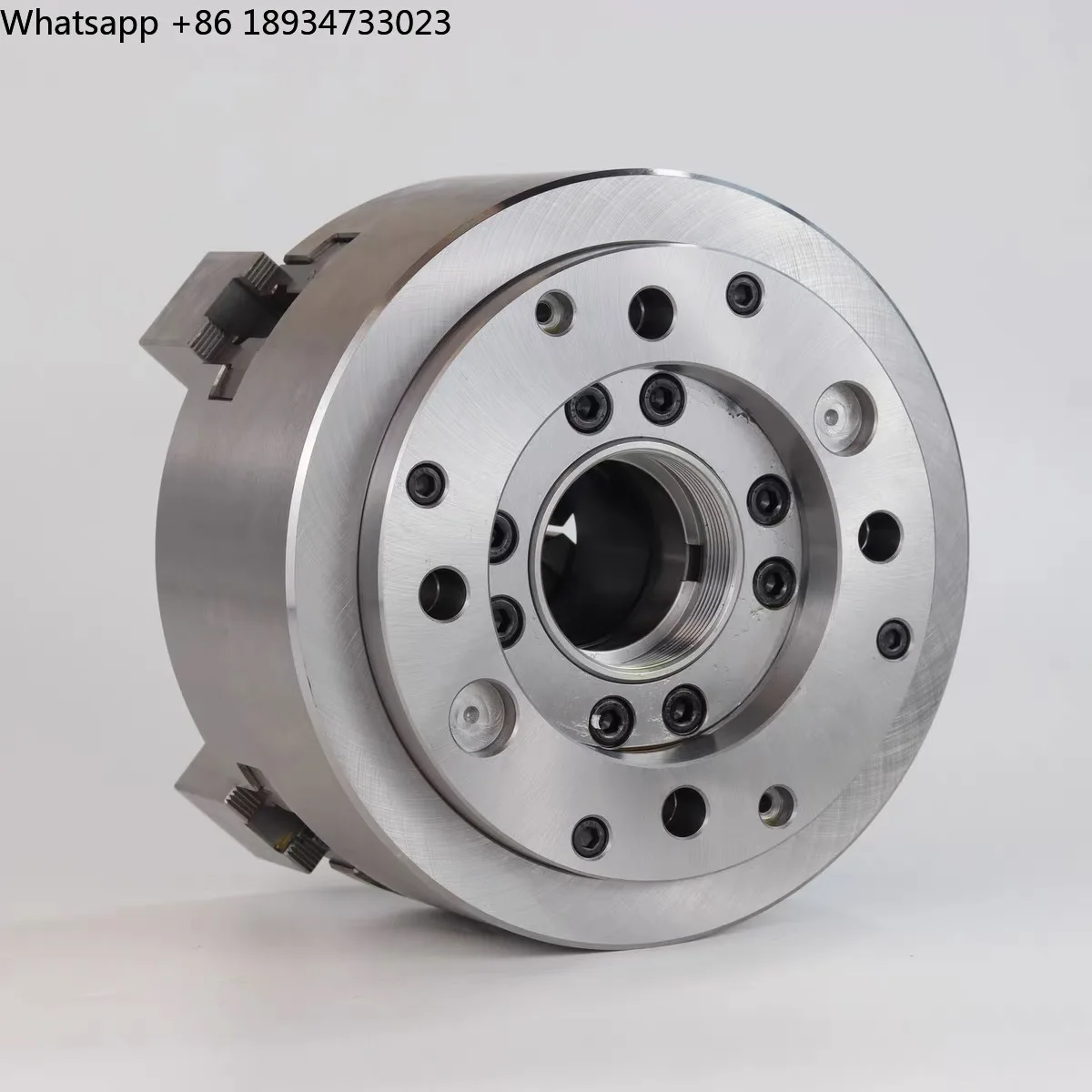 Authentic Taiwan Chandox Brand OPF-208 Four-Jaw 8-Inch Steel Hydraulic Chuck for CNC Lathe Machine