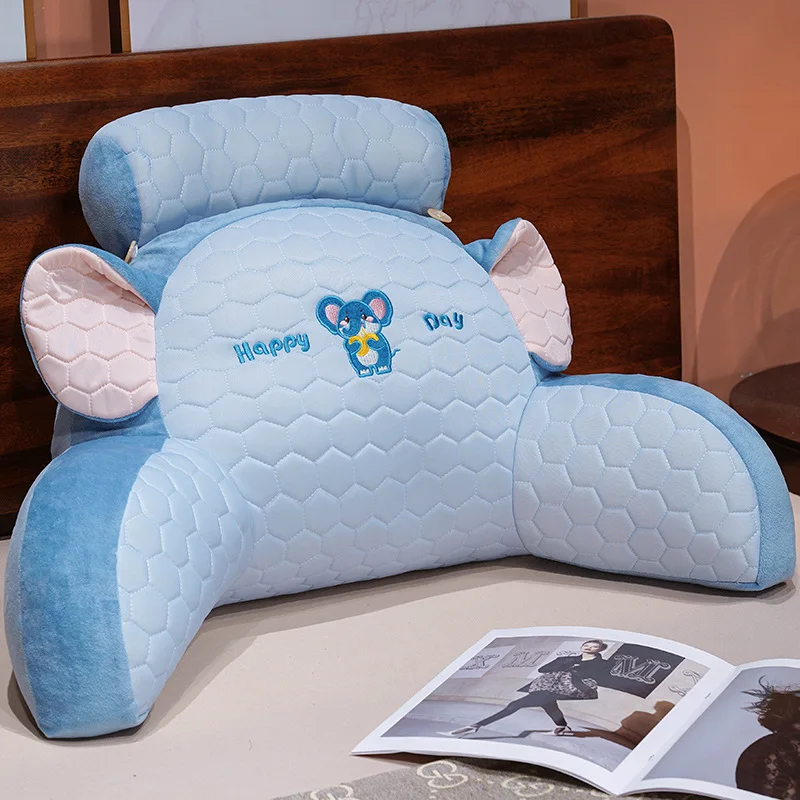 Cartoon Cushion Soft Comfortable Back Relaxing Pad Detachable Cover Suitable for Chairs Sofas Beds Versatile And Washable