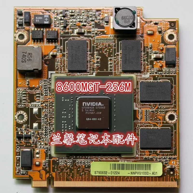Original 8600MGT 8600M GT 512MB G84-600-A2 Video Card VAG Card For Asus A8S F8S V1S VX2 VX2S Z99S X81S F8SV Laptop Free Shipping