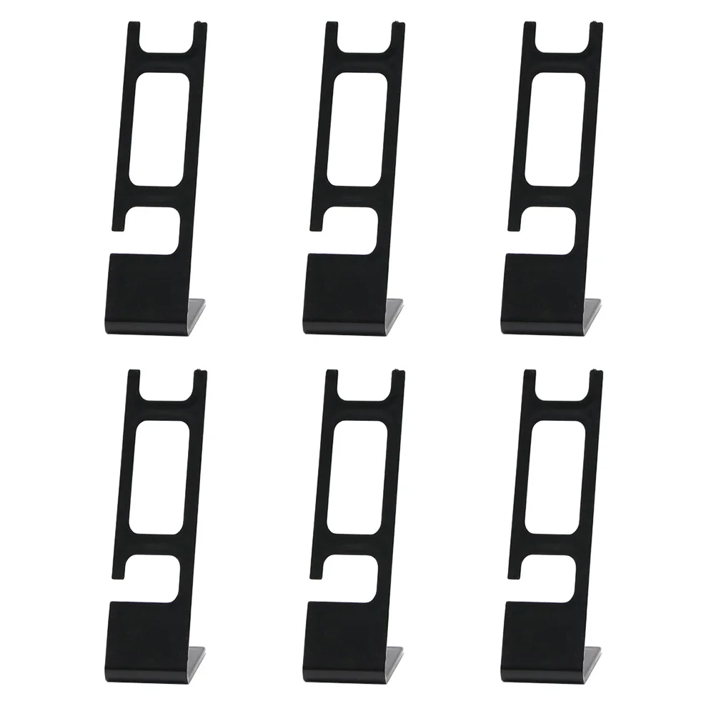 6 Pcs Watch Display Stand Holders Stands Adornment Racks Shelf Necklace Plastic Jewelry