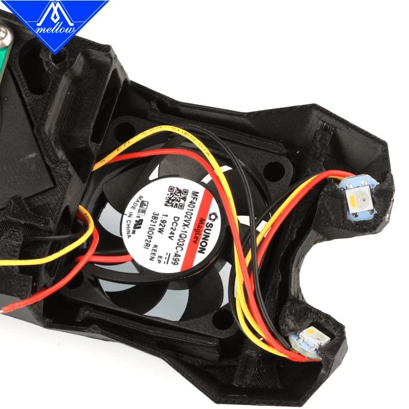 LED PCB Tombol Mini Bollow NeoPixel RGBW untuk Printer 3D Volon2.4 Trident DIY Kit LED STEALTHBURNER Memanfaatkan Kabel PTFE