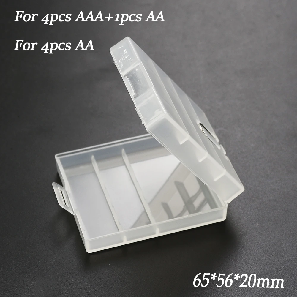 4/6/8/10 Gitter aa aaa Kunststoff Batterie halter Fall Organizer Container Batterien Aufbewahrung sbox Halter Hardcase Abdeckung Batterie halter – Detail 2