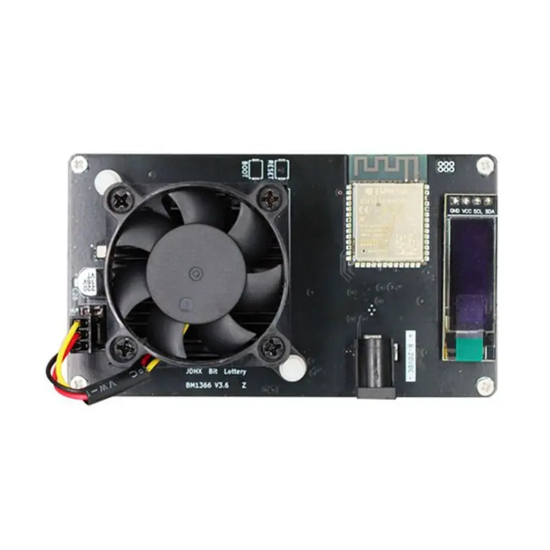 AB08-For DIY Kit BM1397 ASIC Miner BTC Solo Miner 320GH/S Bitcoin Mining Machine Open Source Lottery Miner BR Plug