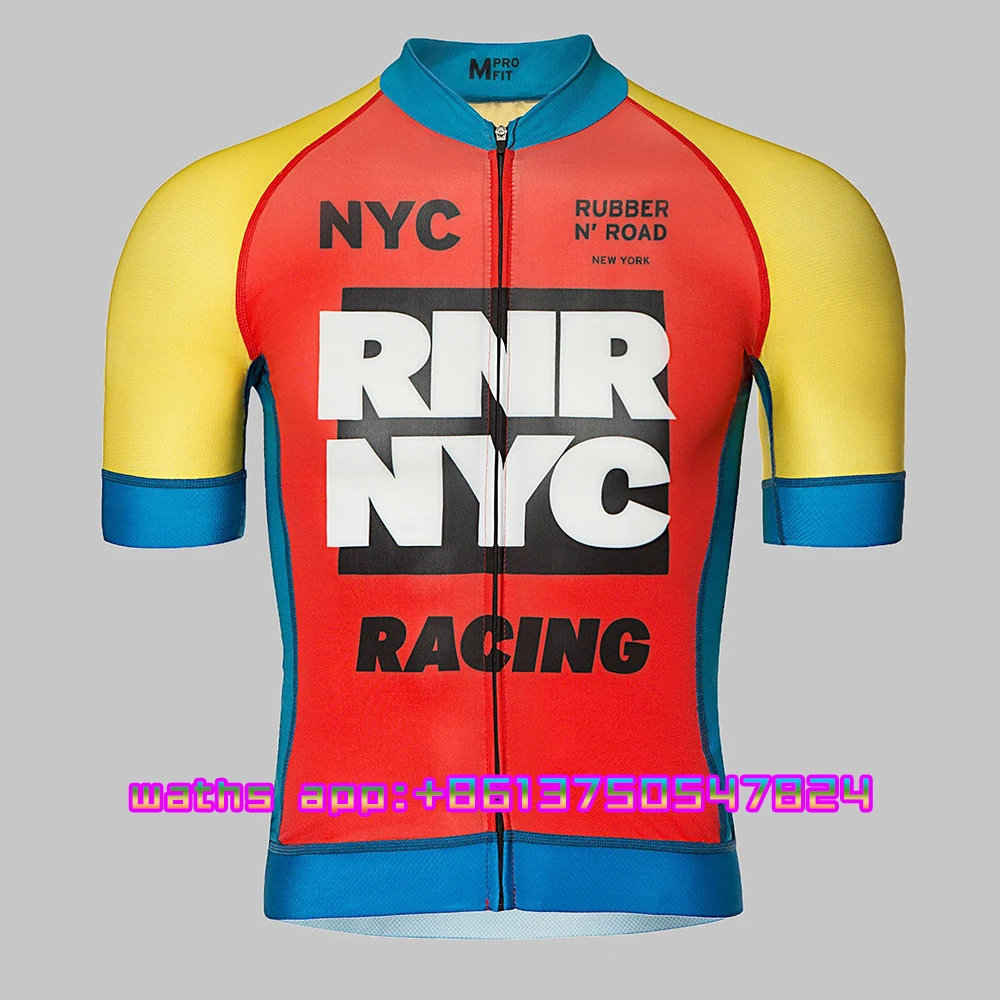 RUBBER N\'ROAD Summer Cycling Clothing tops MTB Bike Clothes Maillot Ropa Ciclismo Man Cycling Bicycle Suit