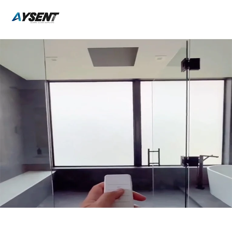 Electronic Atomization PDLC Tempered Glass Is Suitable for Bathroom and Office Partition Doors and Windows