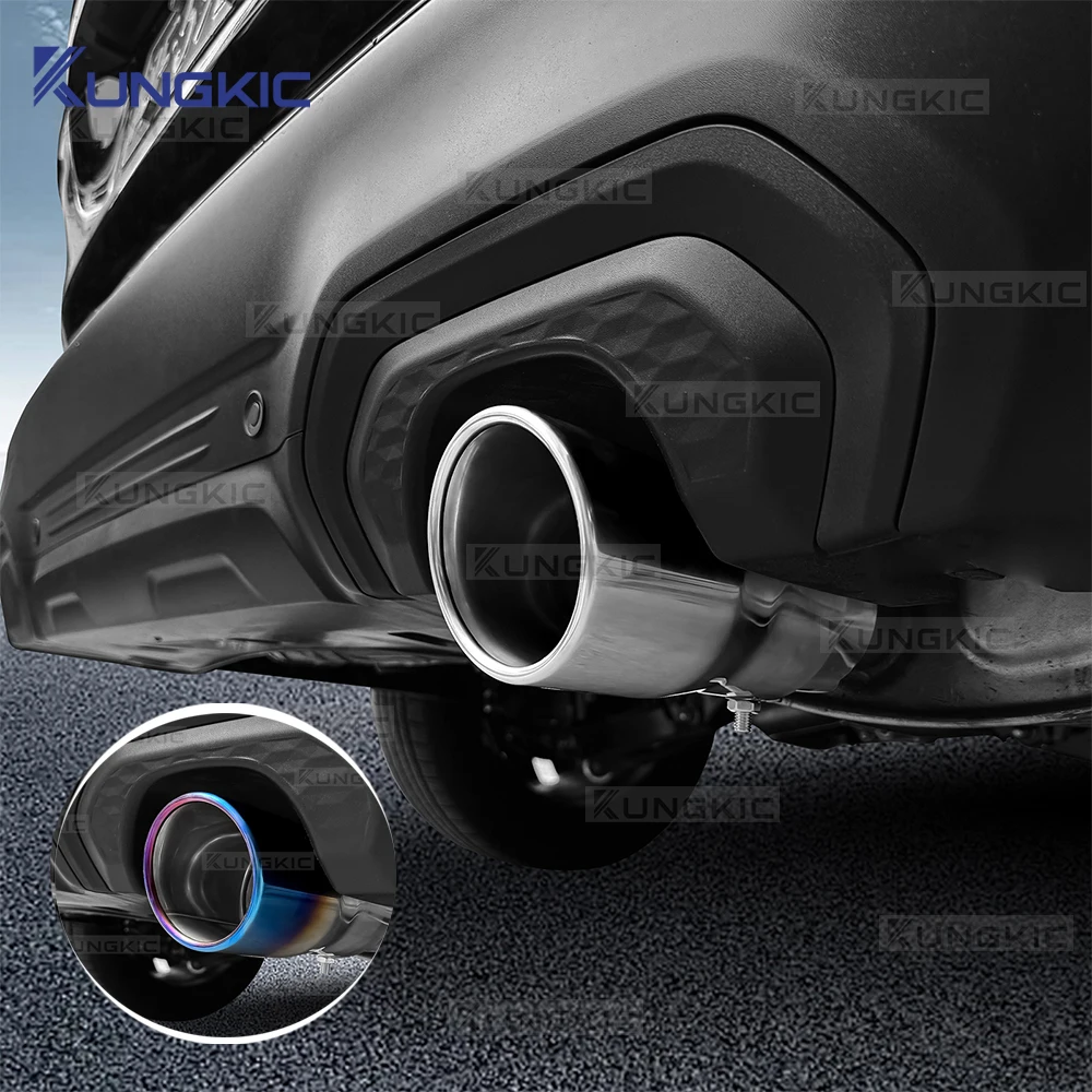 

Car Exhaust Extension Pipe 2025 2026 2027 For Subaru Forester Stainles Steel Exhaust Pipe Clamp Tail Throat Tip Decor Accessorie