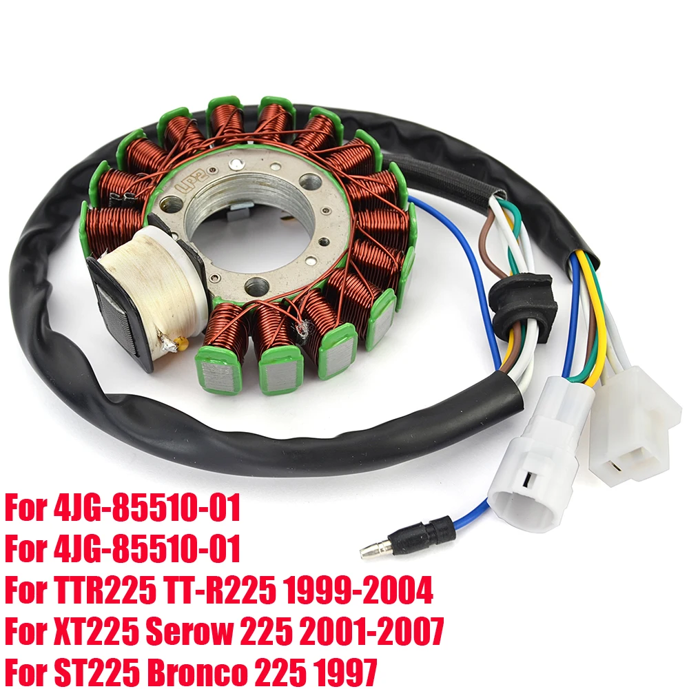 Motorcycle Magneto Generator Stator Coil For Yamaha TTR225 TT-R225 XT225 Serow 225 ST225 Bronco 225 4JG-85510-01