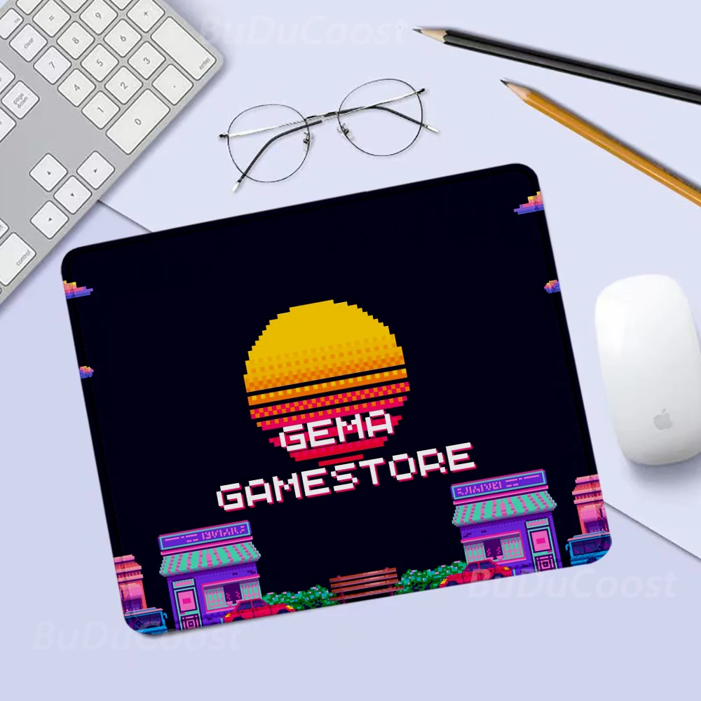 Many people like it Pixelated 40x45 Keyboard Mouse Pad Gaming Accessories Small Gamer Decoration Gamer Computer Rubber Mouse Pad