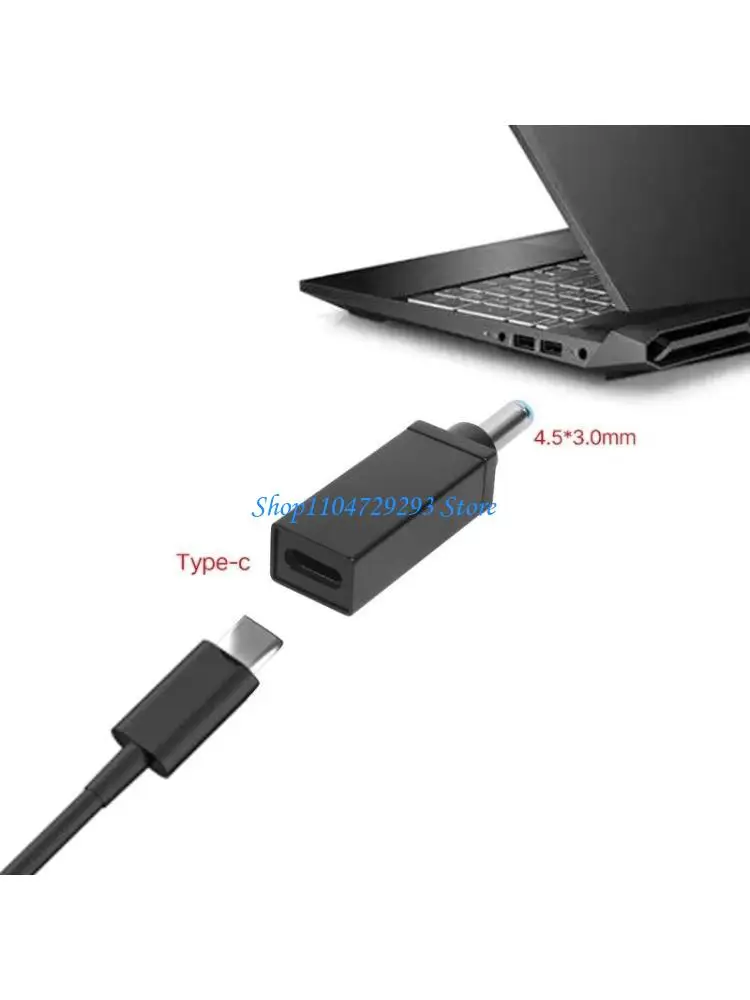 

Y2GD Type C Female to 4.5x3.0mm Male Adapter 650W PD USB C to 4.5x3.0mm Power Adapter