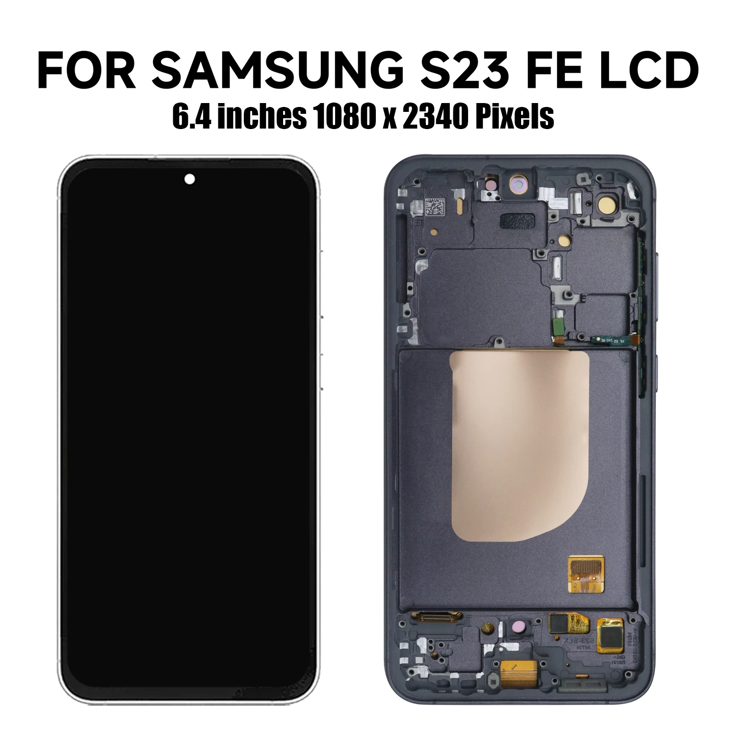 For Samsung S23 FE LCD Super AMOLED For S23FE S711B S7110 S711U Display Touch Screen Assembly For Samsung S23FE S711 LCD Frame