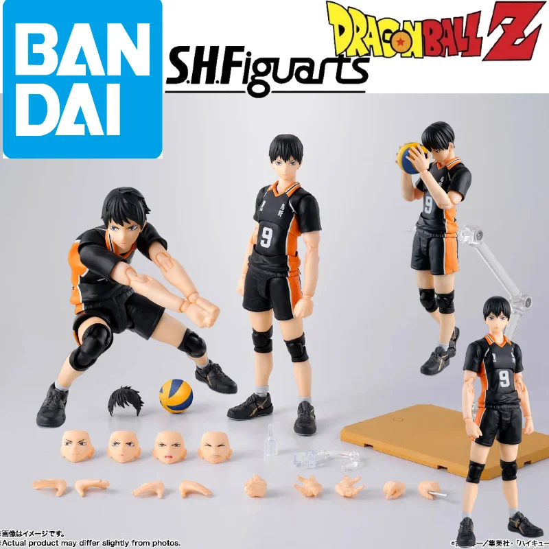 

In Stock Bandai Genuine SHF Tobio Kageyama Haikyu!! Haikyu Finished Figure Anime Merchandise Gift for Boys Birthday Gift