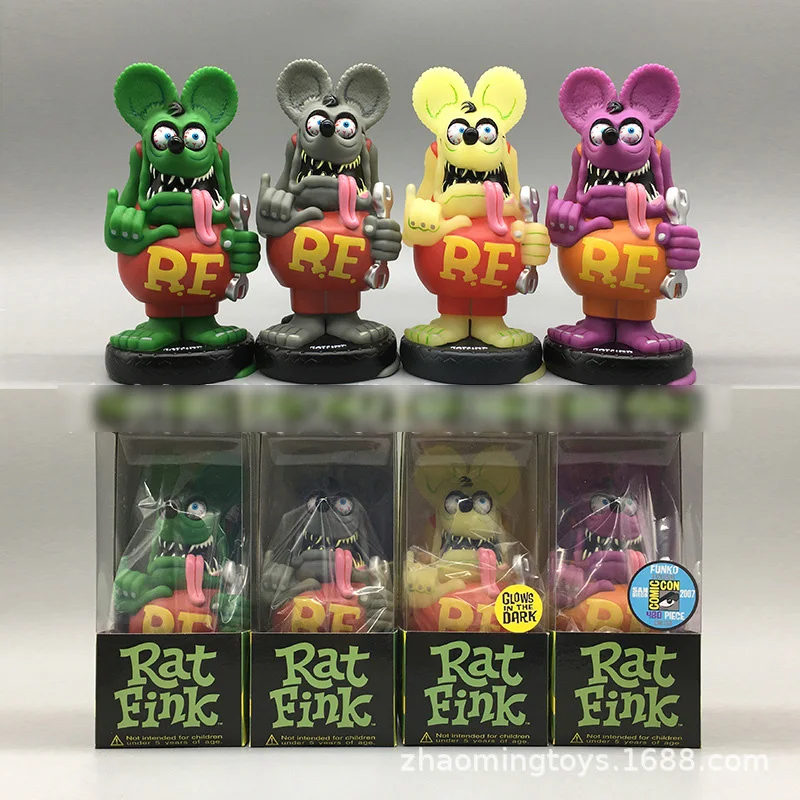 

Фигурка Рэта Финка, автомеханик, кукла с шейкер-головой, символ локомотивной культуры, винтажная, ПВХ, аниме-фигурка, декор для стола, подарок