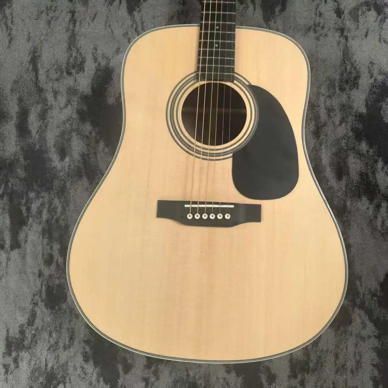 شحن مجاني لون الخشب D28 الغيتار الصوتية خشب الورد الأصابع 6 سلاسل العظام الجوز 20 الحنق المستودع المحلي هدايا عيد الميلاد #2