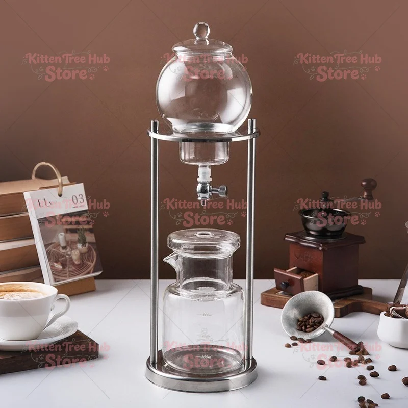 Glass Cold Drip Coffee Maker, Iced Coffee Extraction Tower