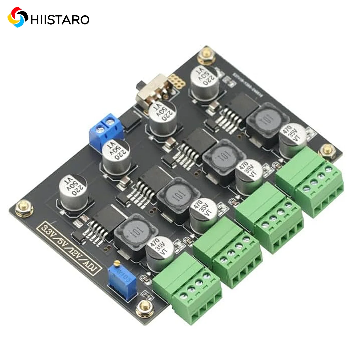 1Pcs LM2596 Multi Channel Switching Power Supply 3.3V/5V/12V/ADJ Adjustable Voltage Output Power Supply Module