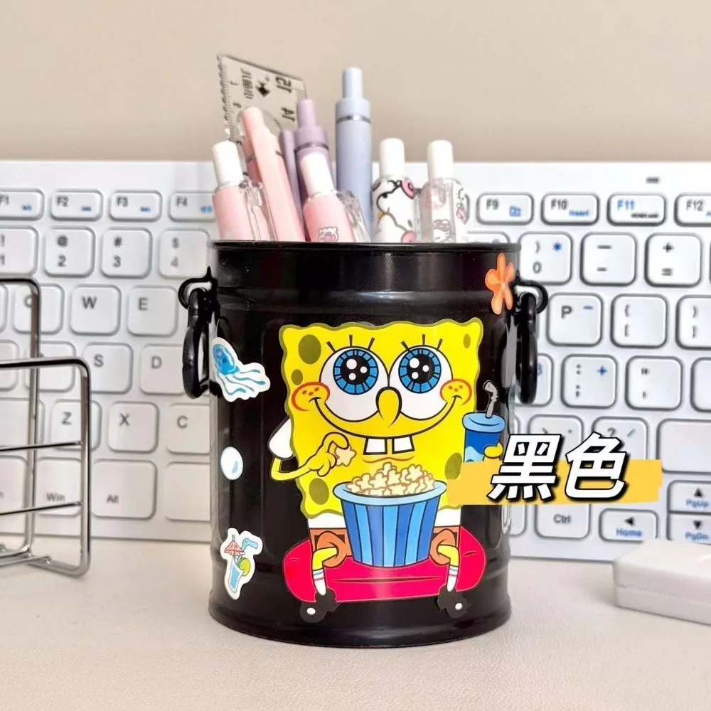 

SpongeBobs Patrick Star Cute Cartoon Pen Holder Desktop Sundries Storage Bucket Organizer Box for Students Dorm Office Home Use