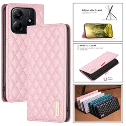 Wallet Leather Magnetic Phone Case For Xiaomi Redmi Note 14 13 12 Pro Plus 5G Note14 Note13 Note12 Etui Skin Friendly Flip Cover