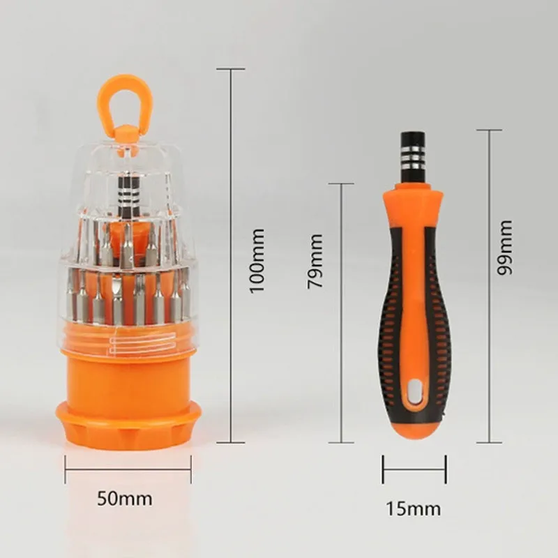 Набор многофункциональных магнитных отверток, комплект инструментов для точного ремонта телефонов, часов, ноутбуков, Torx Phillips, 30 в 1