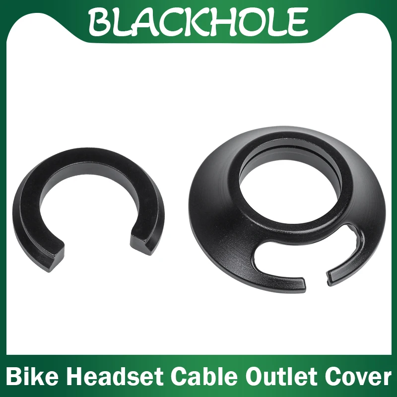 Bike Cable Outlet Headset Cover Use For 52mm to 52mm Diameter Frame Head Tube MTB Road Bike Frame Brake Line Outlet Hole Cover