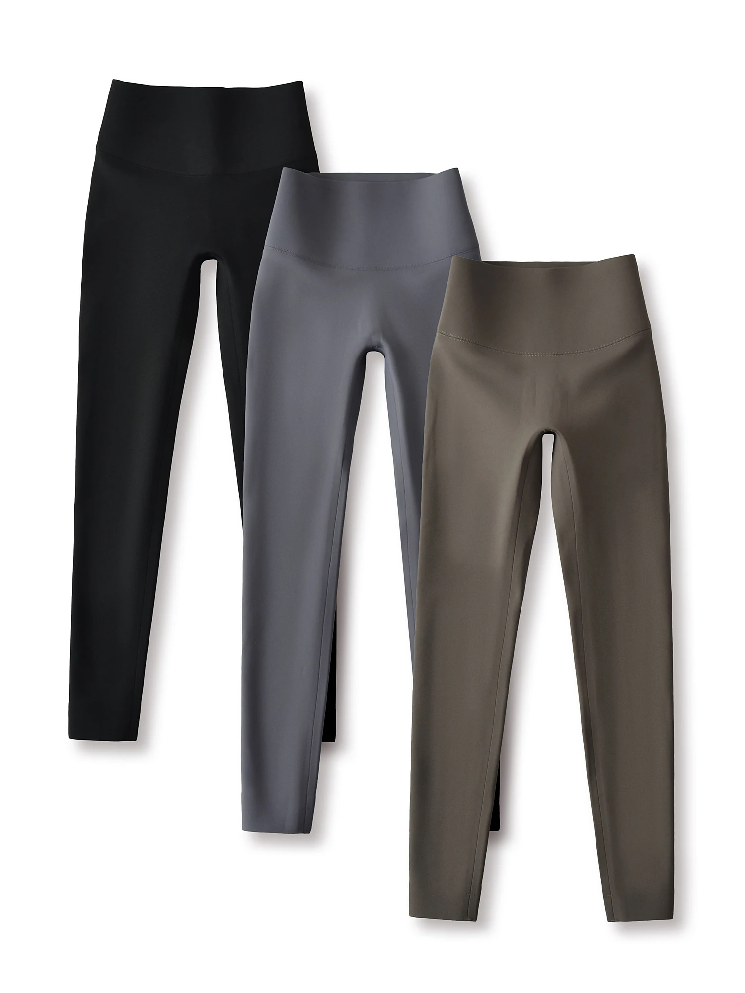 High-Waist Yoga Pants Tight Fit Running Pilates Training ark Skin Pants Butt-Lifting Sports Fitn Trousers Casual Leggings