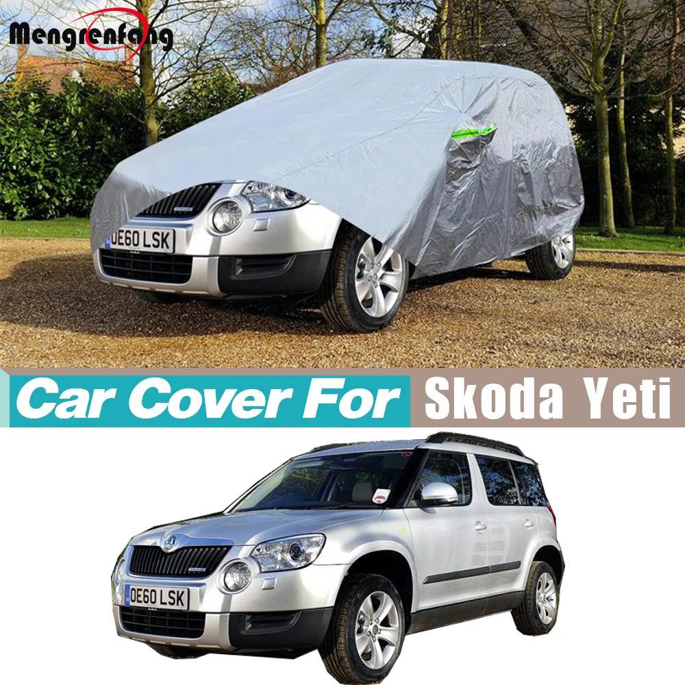 

Автомобильный чехол для Skoda Yeti 2009-2026 внедорожник с защитой от УФ-лучей, солнцезащитный козырек от дождя, снега, царапин, чехол
