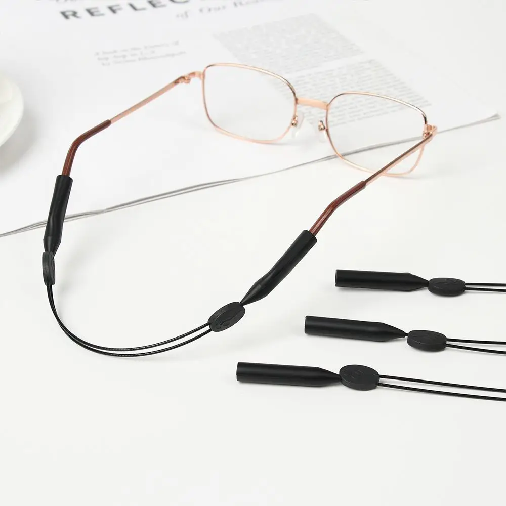 

Adjustable Sports Style Eyewear Rope Glasses Strap Sunglasses Chain Neck Cord Scalable Silicone Rope Strap Glasses Accessories