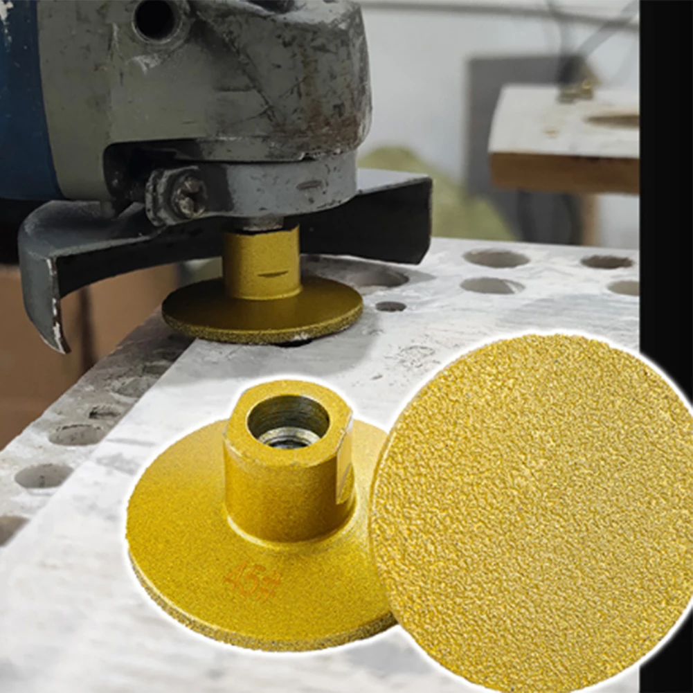 Para moagem úmida cabeça de moagem soldada cabeça de moagem de 2 polegadas 100 várias opções de grão para mármore, quartzo, granito