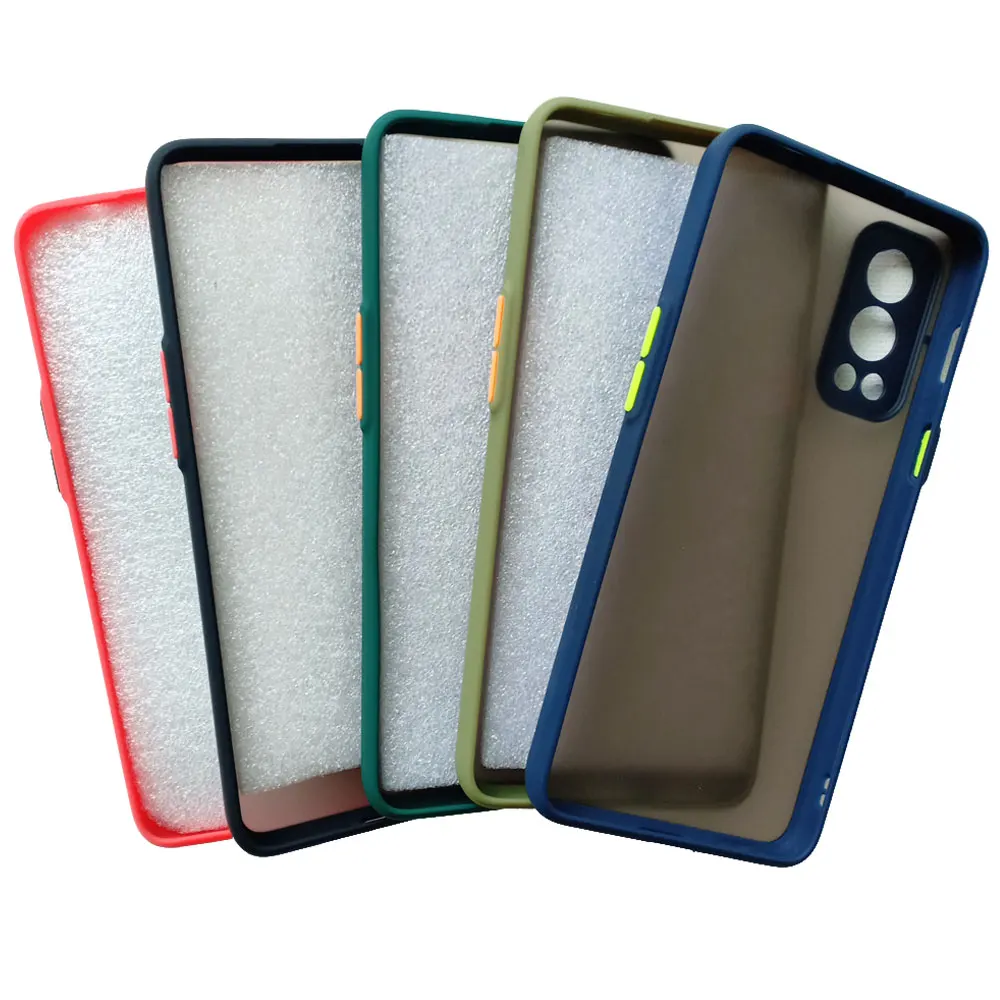 For OnePlus Nord 2 5G Case Shockproof Armor 1+ Nord N100 N10 5G N200 Nord CE 5G Cover Skin Feel Frosted Translucence Soft Clear