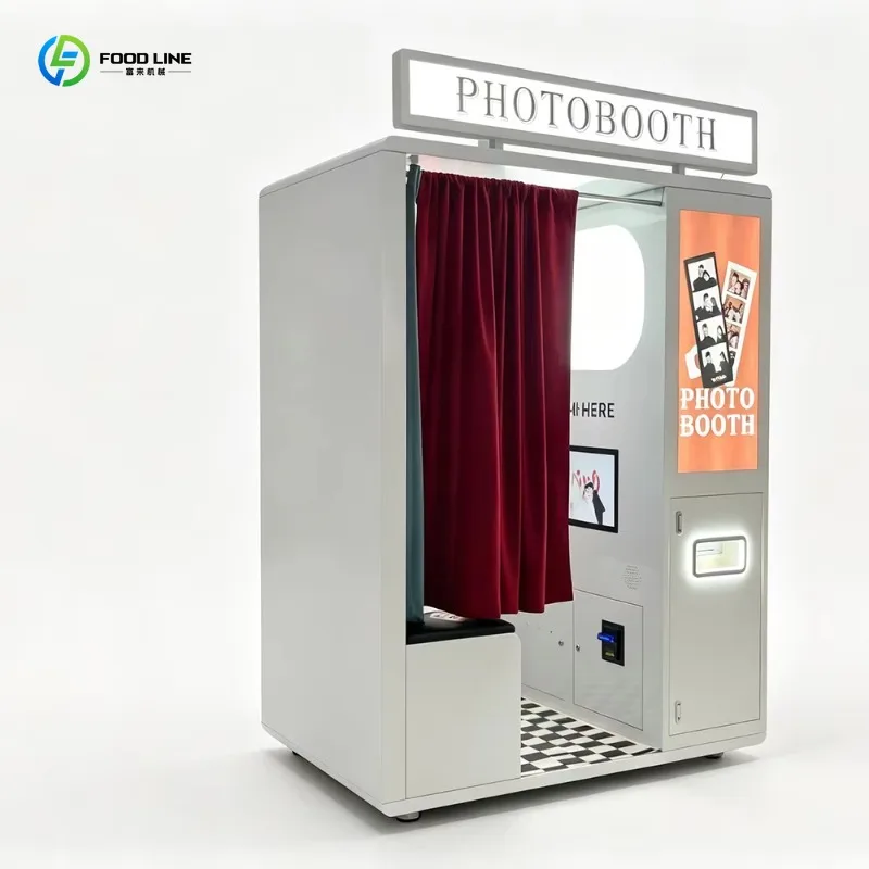 Customized Retro Photo Booth Device Support UI Customization And Compatible With DSLR Cameras