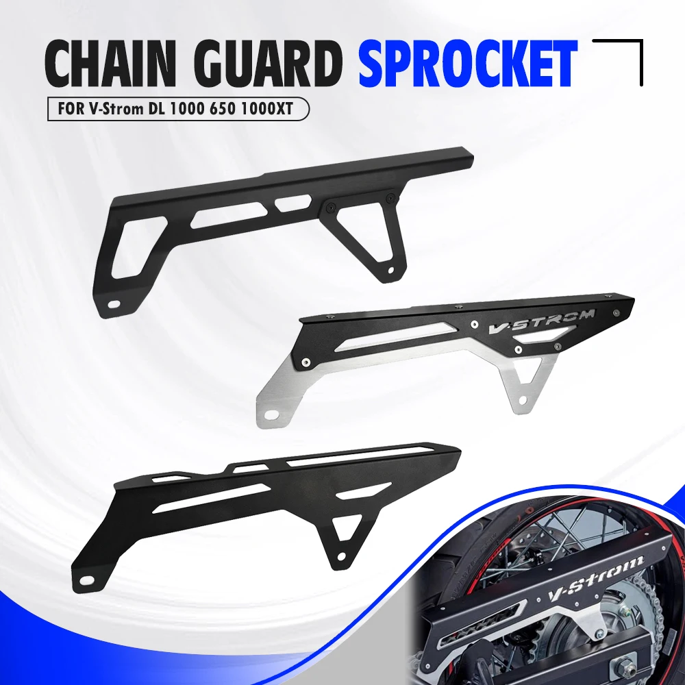 For Suzuki DL1000 DL650 V-Strom 1000 650 1050 XT VSTROM650 VSTROM1000 2004-2021 Motorcycle Chain Guard Cover Sprocket Protecto
