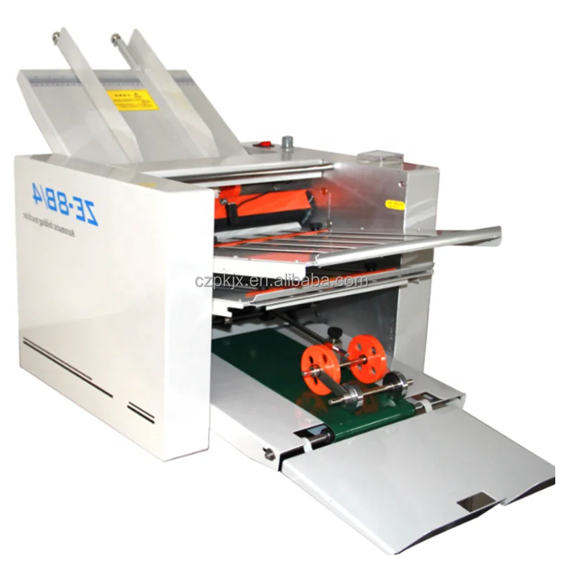 AIROW New Type Semi Automatic ZE-8B4 Paper Folding Instruction Book Folder Origami Machine