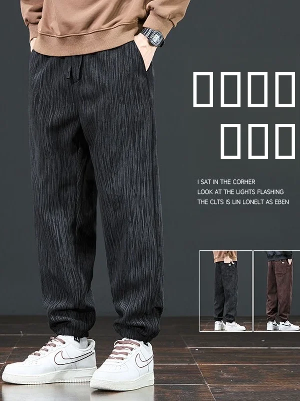 

Мужские повседневные брюки Thiened Fce, осенне-зимние, молодежные, модные, свободного кроя, со средней посадкой, карго, удобные спортивные штаны