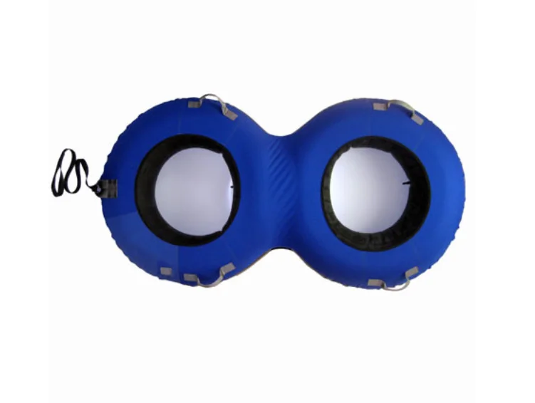 

Inflatable Plastic Snow Tube Double Rider Durable Nylon Top Snow Tube for Sledding