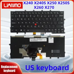 LIAN MO Replacement Keyboard for Lenovo Thinkpad X230S X240 X240S X240I X250 X260（04Y0900 0C02291 04Y0938 0C44711）